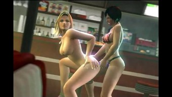 Kokoro & Tina Armstrong 3D Sex Compilation