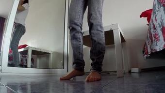 Second Cam Wet Diana Blue Jeans Wetting