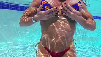 Denise Masino - Pool Party - Female Bodybuilder