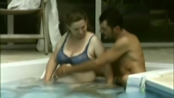Chubby and pregnant mom rides a big dick
