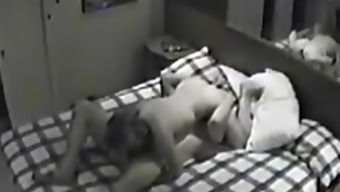 42 years Monica and lover caught on spy cam