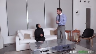 Ella Knox is a babe in a hijab who wants to feel a dick in her hole