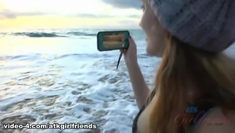 Horny pornstar Samantha Hayes in Hottest Reality, Beach sex movie