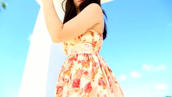 Adorable Asian girl Yumi Ishikawa looks like a princess