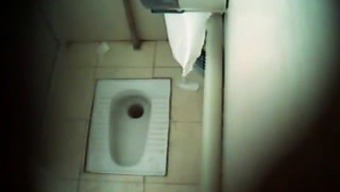 Indian Bathroom Hidden Camera In Air-Port
