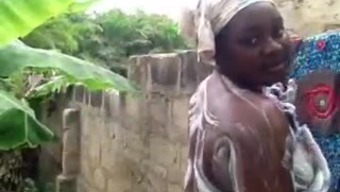 africa baby has a shower