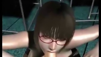 3D Hentai Teacher with big milk tits