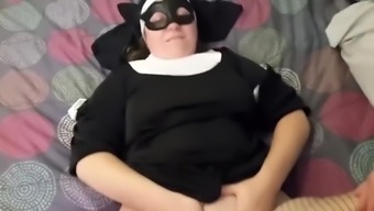 Slut Nun gets her wet pussy fucked