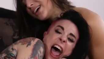 Abella Danger Shares BBC with Joanna Angel's Asshole