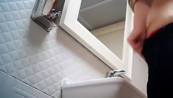 Hidden camera in the ladies toilet