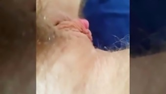 FTM's visibly pulsating clit dick - clitoris cum orgasm F2M transguy climax