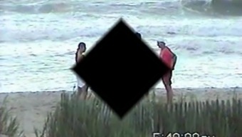 Girl Changing Clothes in The Beach .A BBMan classic