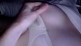 Shy wet girlfriend plays with herself until she comes