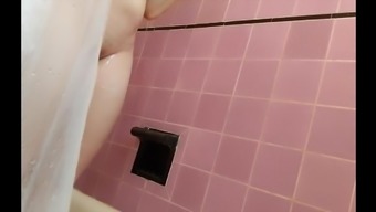Wife shaving her pussy, hidden cam