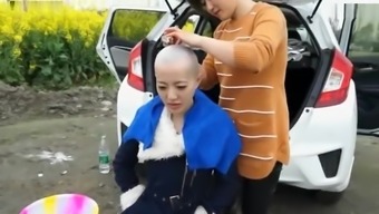 Chinese Girl Headshave