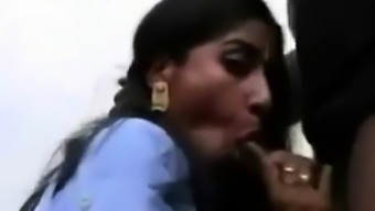Indian girl loves to suck hard black cock