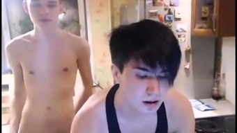 Emo boy buries his stiff cock inside his boyfriend's ass