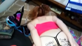 Wild amateur slut welcomes a stiff cock inside her anal hole
