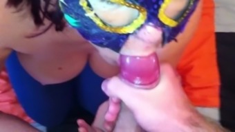Mother Cum in Mouth accident (I bite his penis) Mom And Step Son