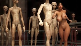 3D Aliens Are Fucking Horny!