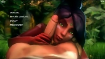 Nidalee 3D hentai game (Lol) League of Legends
