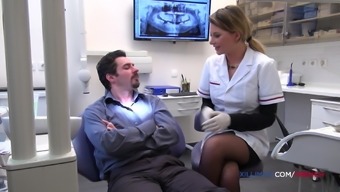 Dentist Anna Polina anal sex with her patient