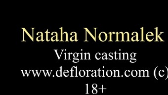 Virgin casting. 18 yo real virgin from Russia