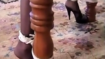 Hot bride in stockings bdsm pussy fingering and blowjobs