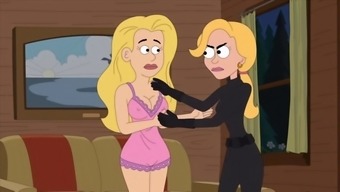 Brickleberry ethel anderson and amber kissing