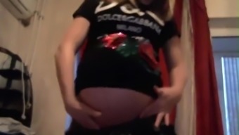 Jessica Pregnant Russian CUTE!!! Skype Show Webcam
