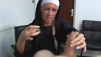 Biblical ball bashing from an angry nun Biblical ball bashing from an angry nun