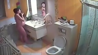 pregnant in the bathroom