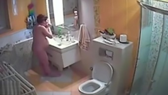 pregnant in the bathroom