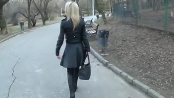 Public ass, Public pussy, smoking and Fucking myself in public