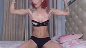 skinny fitness flexing fbb webcam