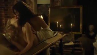 Celeb Actress Sarah Gadon & Malin Buska Naked Romantic Movie