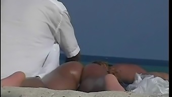 Nude beach voyeur shoots hotties with a hidden cam