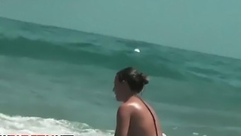 nudist beach spy cam shoots the sexiest tan oiled bodies
