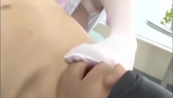japanese nurse surgical gloves handjob