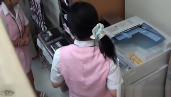 Uniform japanese urinates