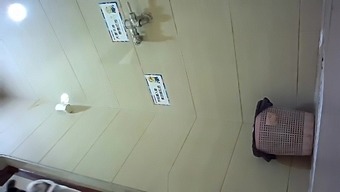 Chinese lady in toilet