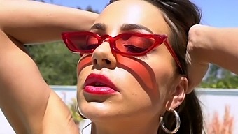 LETSDOEIT - Hot Sex At The Pool With Kinky Babes Abigail Mac And Madelyn