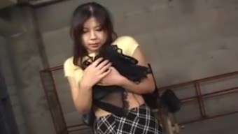 Shy Japanese Submissive Strips Naked On Command