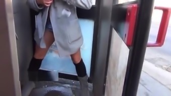 UK-Flashers - Chloe Lovettes public flashing and peeing