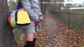 UK-Flashers - Chloe Lovettes public flashing and peeing