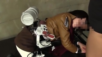 attack on titan cosplayer got tied and sexually harassed