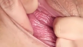 Sexy czech nympho spreads her tight vulva to the bizarre