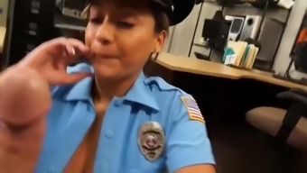 Police officer with big ass gets pounded by pawn guy
