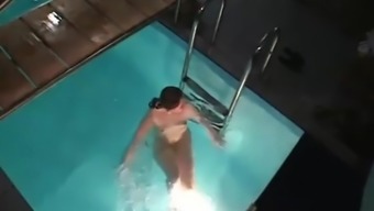 Drunk Neighbors Spycam Caught Night Pool Orgy