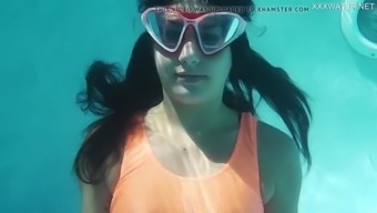 Underwater gymnastics with micha